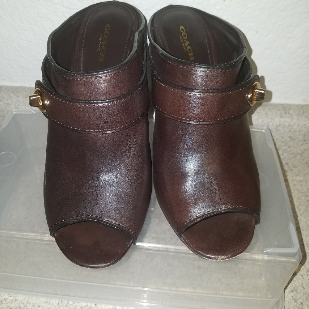 Authentic Coach Mules
